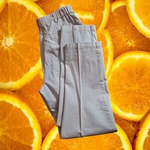 NWT‎ David Brooks Women's Ivory Mid Rise Stretch Straight Leg Pants Size 12